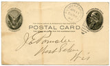 U. S. Postal Card, One Cent, 1904, Charles Burrows, G. A. R., Rutherford, NJ-Carey's Emporium