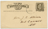 U. S. Postal Card, One Cent, 1880, The American Antiquarian, Clinton, WI-Carey's Emporium