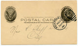 U. S. Postal Card, One Cent, 1907, Houghton, MI-Carey's Emporium