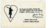 U. S. Postal Card, Four Cents, Walworth County Barracks, Elkhorn, WI-Carey's Emporium