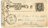 U. S. Postal Card, One Cent, 1886-Carey's Emporium
