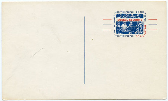 U. S. Postal Card, Four Cents-Carey's Emporium