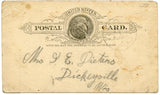 U. S. Postal Card, One Cent, 1891-Carey's Emporium