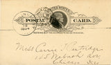 U. S. Postal Card, One Cent, 1894-Carey's Emporium