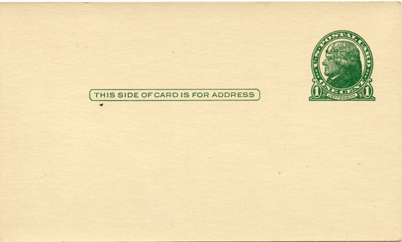 U. S. Postal Card, One Cent-Carey's Emporium