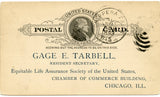U. S. Postal Card, One Cent, 1893, Gage E. Tarbell, Chicago, IL-Carey's Emporium