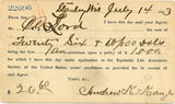 U. S. Postal Card, One Cent, 1893, Gage E. Tarbell, Chicago, IL-Carey's Emporium