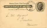U. S. Postal Card, One Cent, 1900, Women's Board, Milton, WI-Carey's Emporium