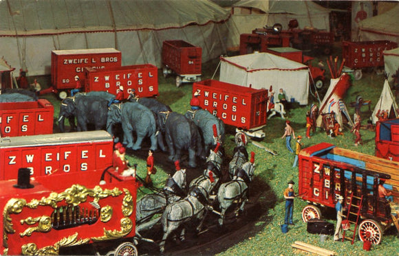 John Zweifel's Miniature Circus Behind the Scenes, Baraboo, WI-Carey's Emporium