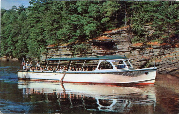 Yellow Thunder in the Narrows, Olson Boat Company, Wisconsin Dells, WI-Carey's Emporium