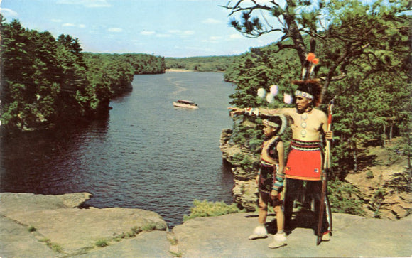 View from the Top of High Rock, Wisconsin Dells, WI-Carey's Emporium