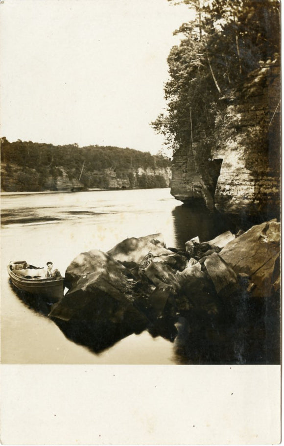 Black hawk's Cave, Lake Mendota (?), Madison, WI-Carey's Emporium