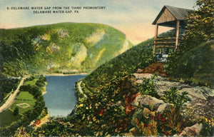 Delaware Water Gap from the Third Promontory, Delaware Water Gap, PA-Carey's Emporium