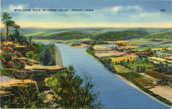 Wyalusing Rock, Wyoming Valley, PA-Carey's Emporium