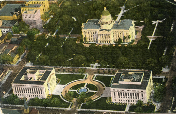 State Capitol, State Office Building and State Library, Sacramento, CA-Carey's Emporium