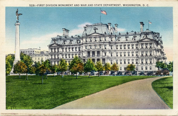 First Division Monument and War and State Department, Washington, DC-Carey's Emporium
