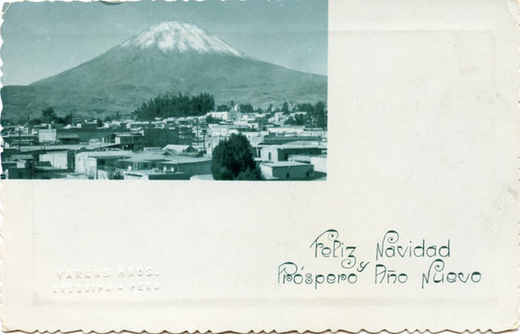Feliz Navidad, Prospero Ano Nuevo, Arequipa, Peru-Carey's Emporium