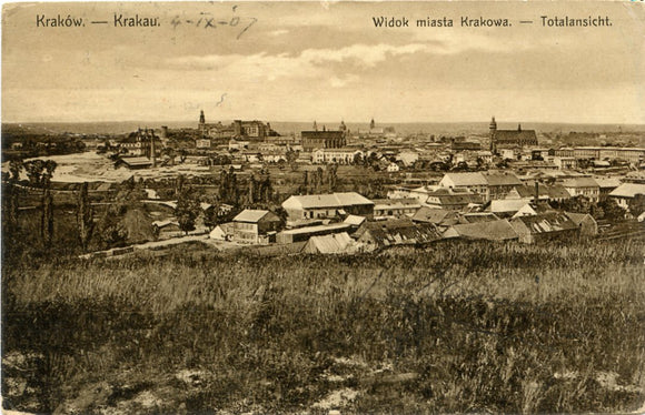 Widok miasta Krakowa, Totalansicht, Krakow-Carey's Emporium