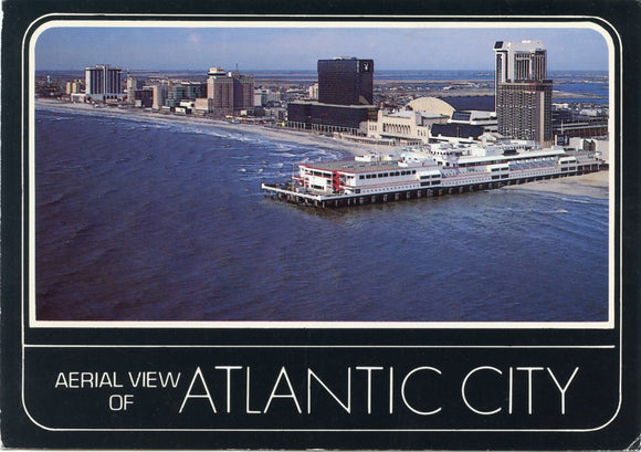 Aerial View of Atlantic City, NJ-Carey's Emporium