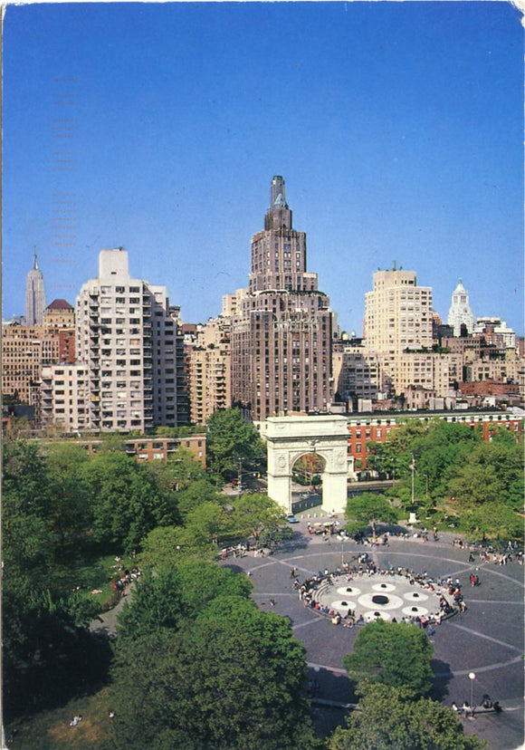 Greenwich Village and Washington Arch, New York City, NY-Carey's Emporium