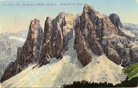 Le Cime Uno e Undici, Dolomiti di Sesto-Carey's Emporium