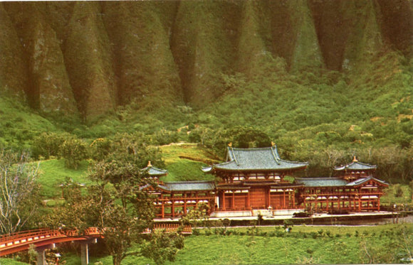 Byodo-In, an Authentic Replica of a Temple Declared a National Treasure of Japan, Valley of the Temples, Oahu, HI-Carey's Emporium