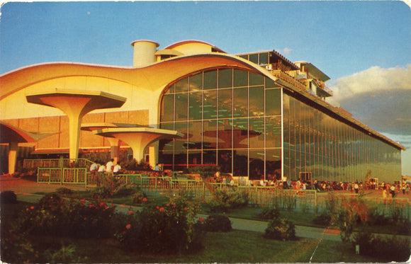 Clubhouse at Juarez Race Track, Juarex, Old Mexico-Carey's Emporium