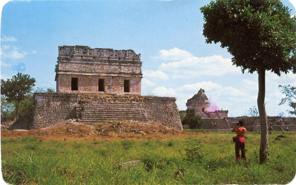 Chichanchob (the Red House), near the Observatory, Chichen Itza, Yucatan, Mexico-Carey's Emporium