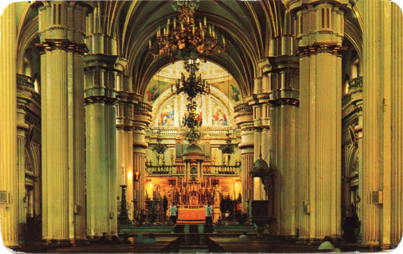 Interior View of the Cathedral of Guadalajara, Jalisco, Mexico-Carey's Emporium