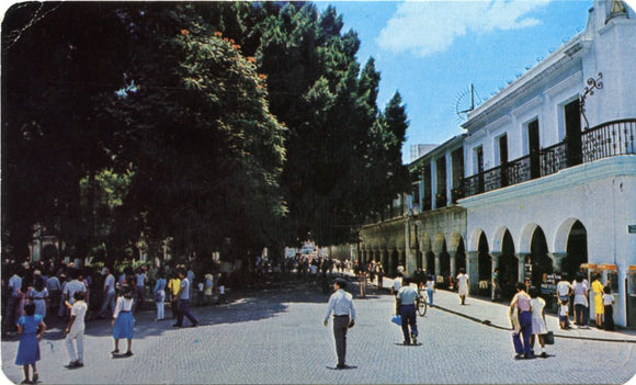 An Aspect of the Porches, Oaxaca, Oax., Mexico-Carey's Emporium