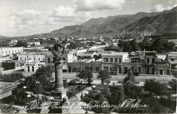 Vista Parcial de Monterrey, N. L., Mex.-Carey's Emporium