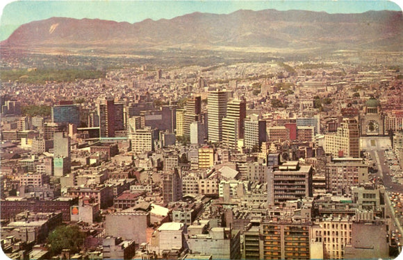 Vista Panoramica desde La Torre Latino Americana, mirando al Oeste., Mexico, D. F.-Carey's Emporium
