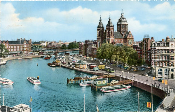 Prins Hendrikkade with St. Nicholas-Church, Amsterdam-Carey's Emporium