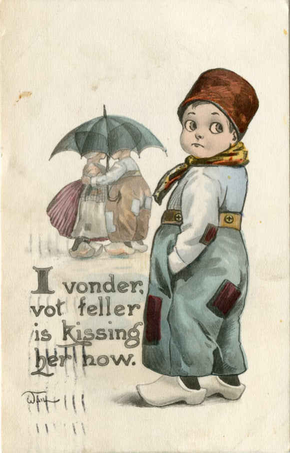 I Vonder vot Feller is Kissing Her Now-Carey's Emporium