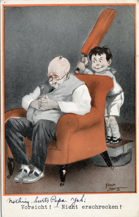 Vorsicht! Nicht Erschrecken!, Fredk Spurgin Signed-Carey's Emporium