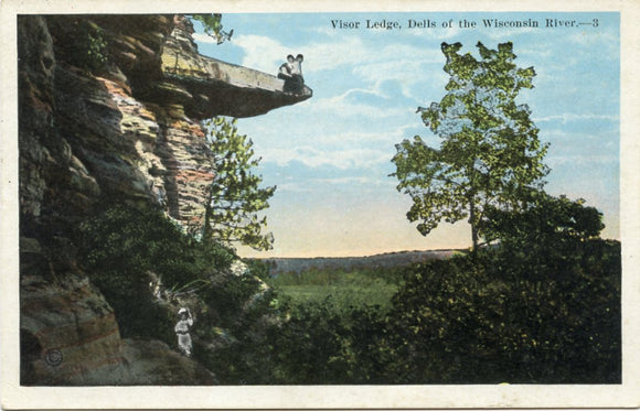 Visor Ledge, Dells of the Wisconsin River, WI-Carey's Emporium