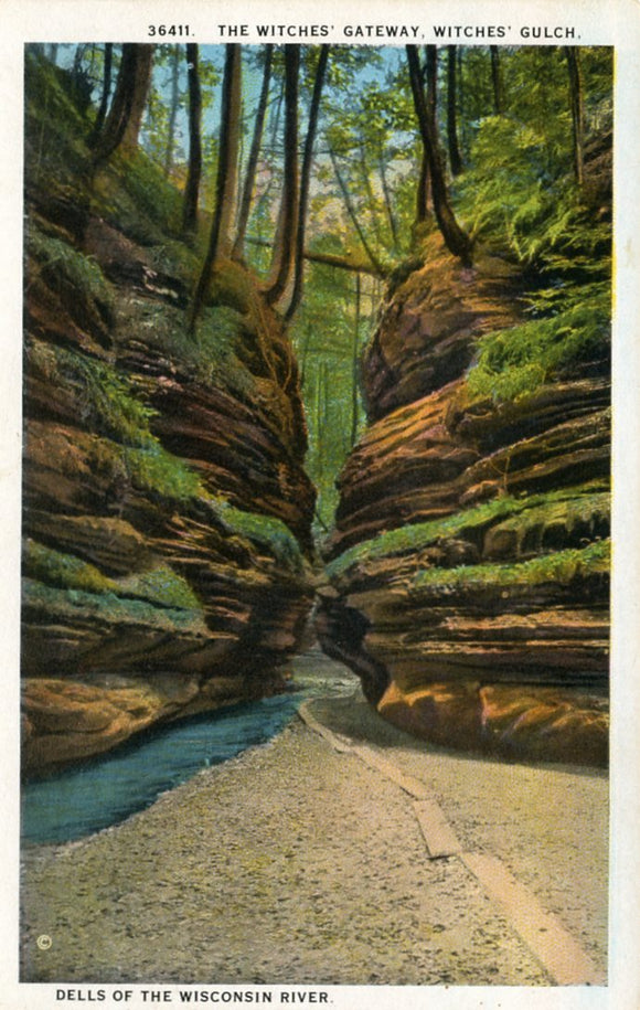 Witches' Gateway, Witches' Gulch, Dells of the Wisconsin River, WI-Carey's Emporium