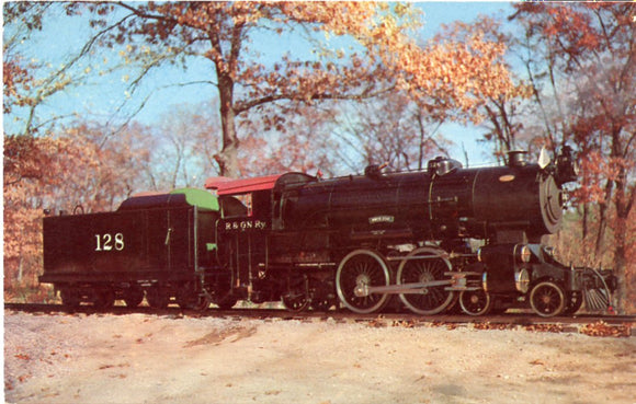 Riverside and Great Northern Railway, A. R. and G. N. Ry. Steam Express Locomotive, Vintage 1907, at Wisconsin Dells, WI-Carey's Emporium