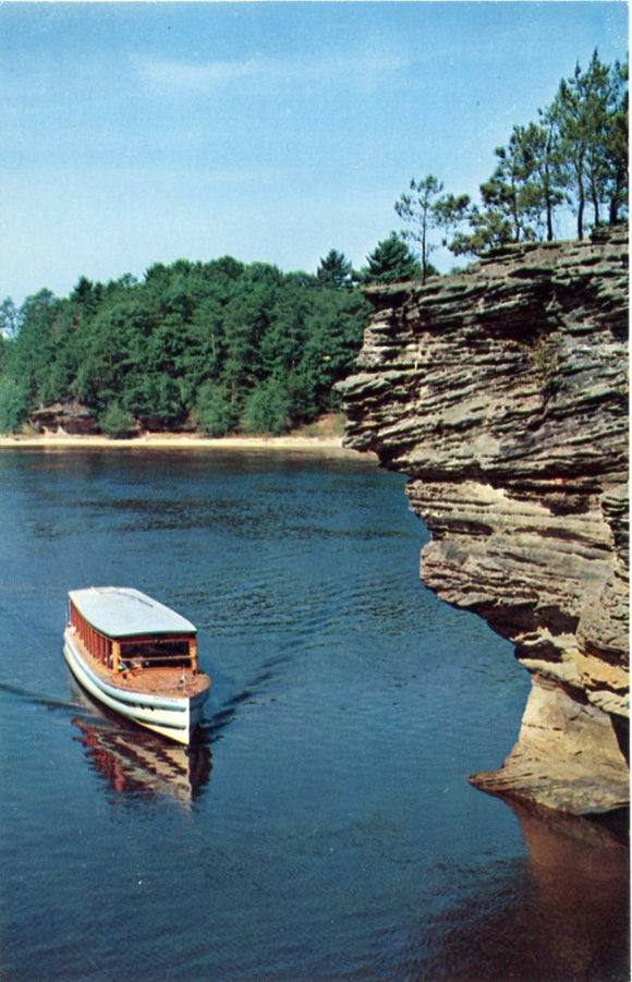 Channel at Grotto Rocks, Lower Dells of the Wisconsin River, Wisconsin Dells, WI-Carey's Emporium