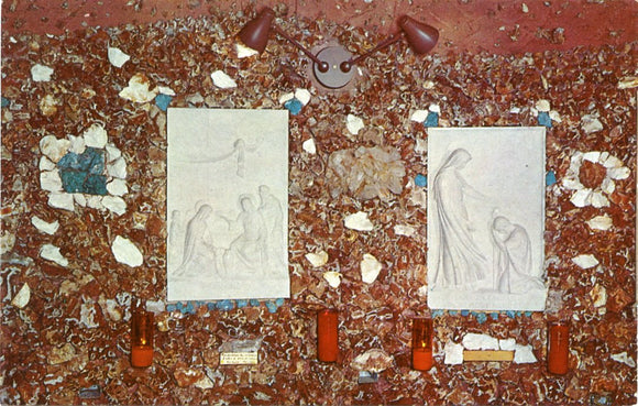 Litany in Marble, Grotto, Carmelite Shrines, Munster, IN-Carey's Emporium