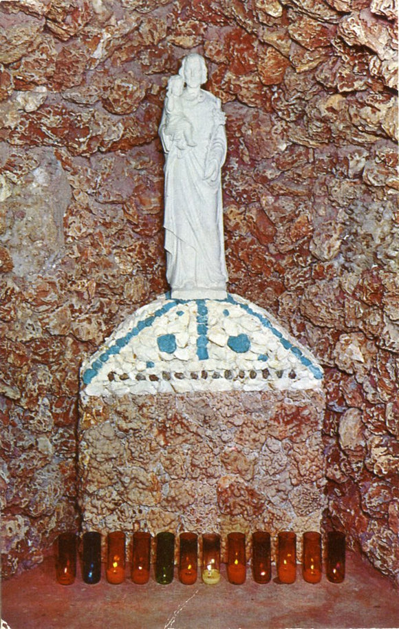 St. Joseph Chapel in Grotto, Carmelite Shrines, Munster, IN-Carey's Emporium