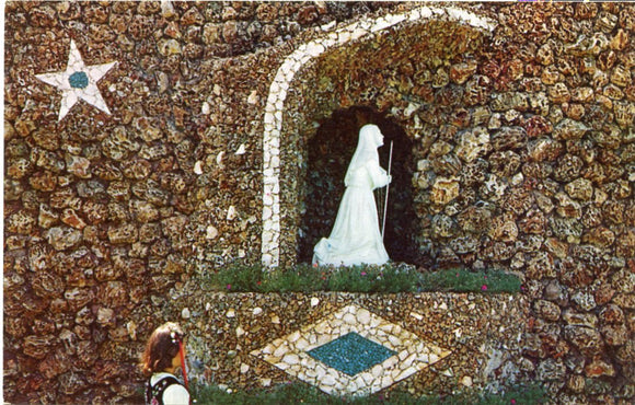 St. Bernadette Statue, Carmelite Shrines, Munster, IN-Carey's Emporium