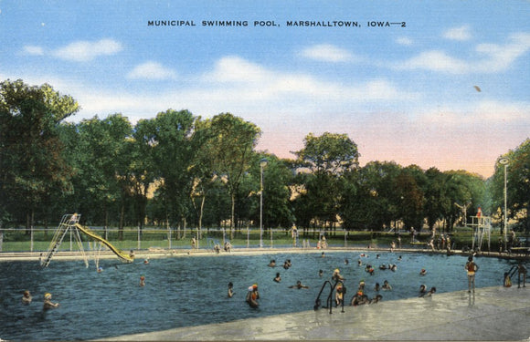 Municipal Swimming Pool, Marshalltown, IA-Carey's Emporium