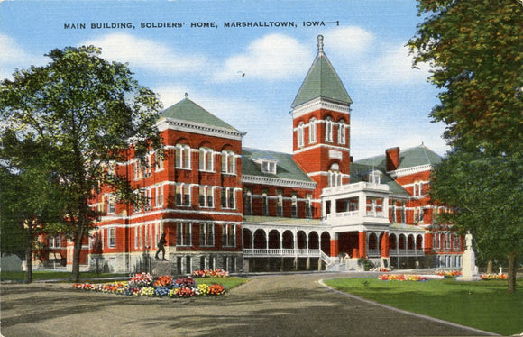 Main Building, Soldiers' Home, Marshalltown, IA-Carey's Emporium