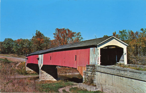 Parke County, Indiana, No. 26, 14-61-27 West Union Bridge, Located 7 Miles N. W. of Rockville, IN-Carey's Emporium