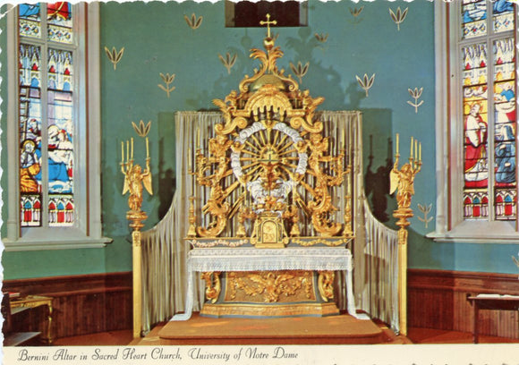 Bernini Altar in Sacred Heart Church, University of Notre Dame-Carey's Emporium