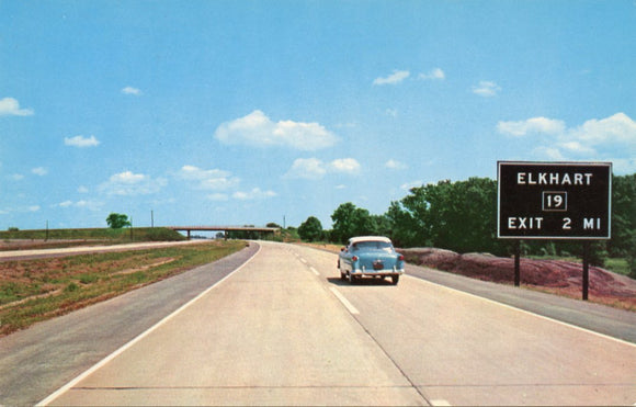 Scenic View, Indiana Toll Road, near Elkhart, IN-Carey's Emporium
