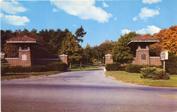 Entrance, Marian College, Indianapolis, IN-Carey's Emporium
