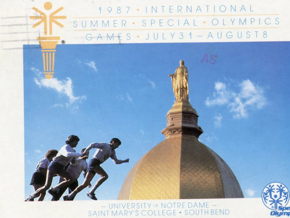 1987 International Summer Special Olympics Games, July 31 - August 8, University of Notre Dame, Saint Mary's College, South Bend, IN-Carey's Emporium