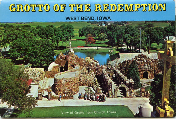 Grotto of the Redemption, West Bend, IA Souvenir Folder-Carey's Emporium